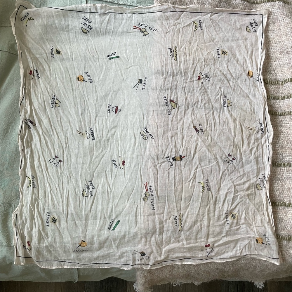 Madewell City Print Scarf